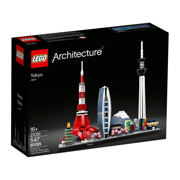 Lego Architecture Tokyo 16 Ani+ 547 Piese 21051